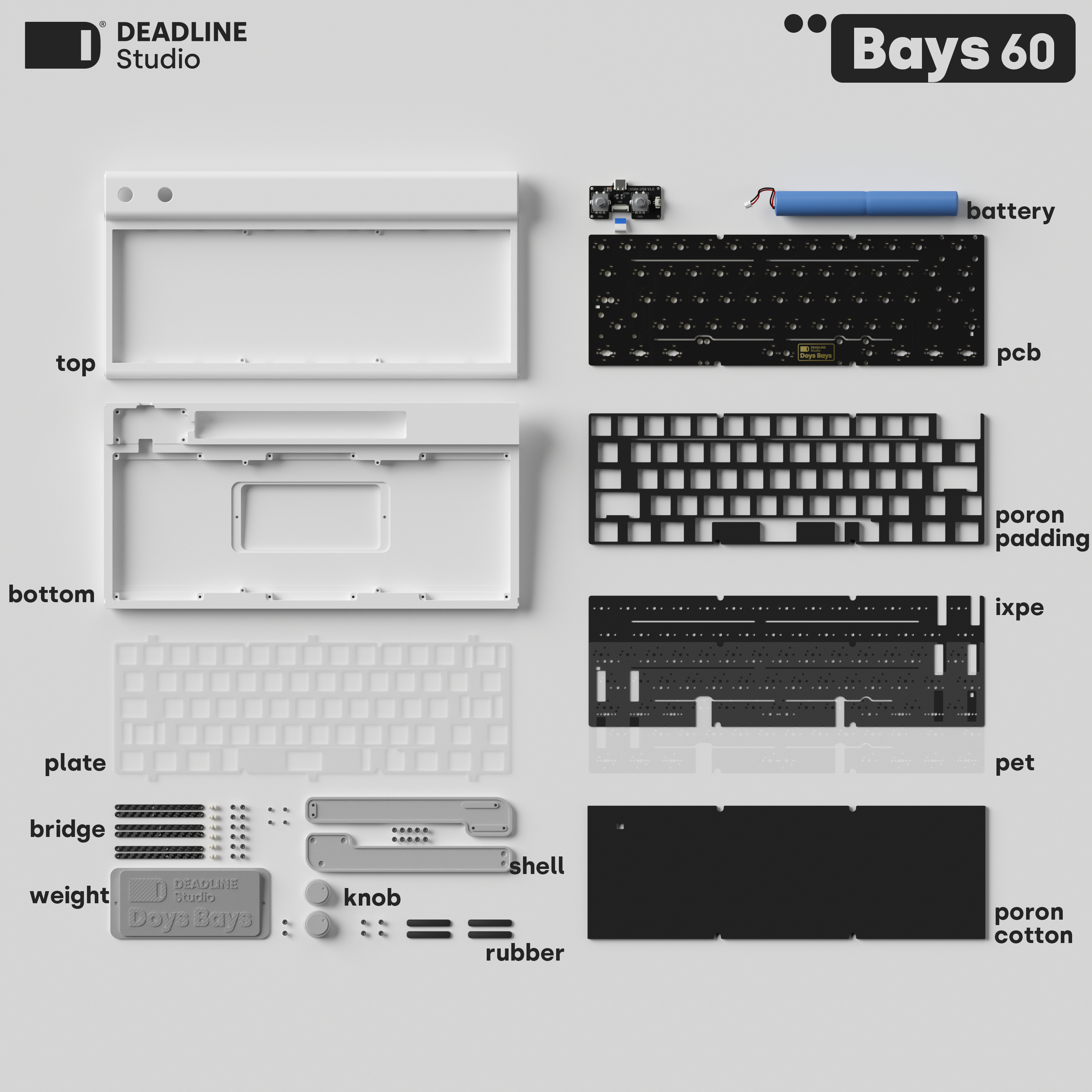 [Group Buy] DEADLINE Studio「Bays60」 // keyboard set