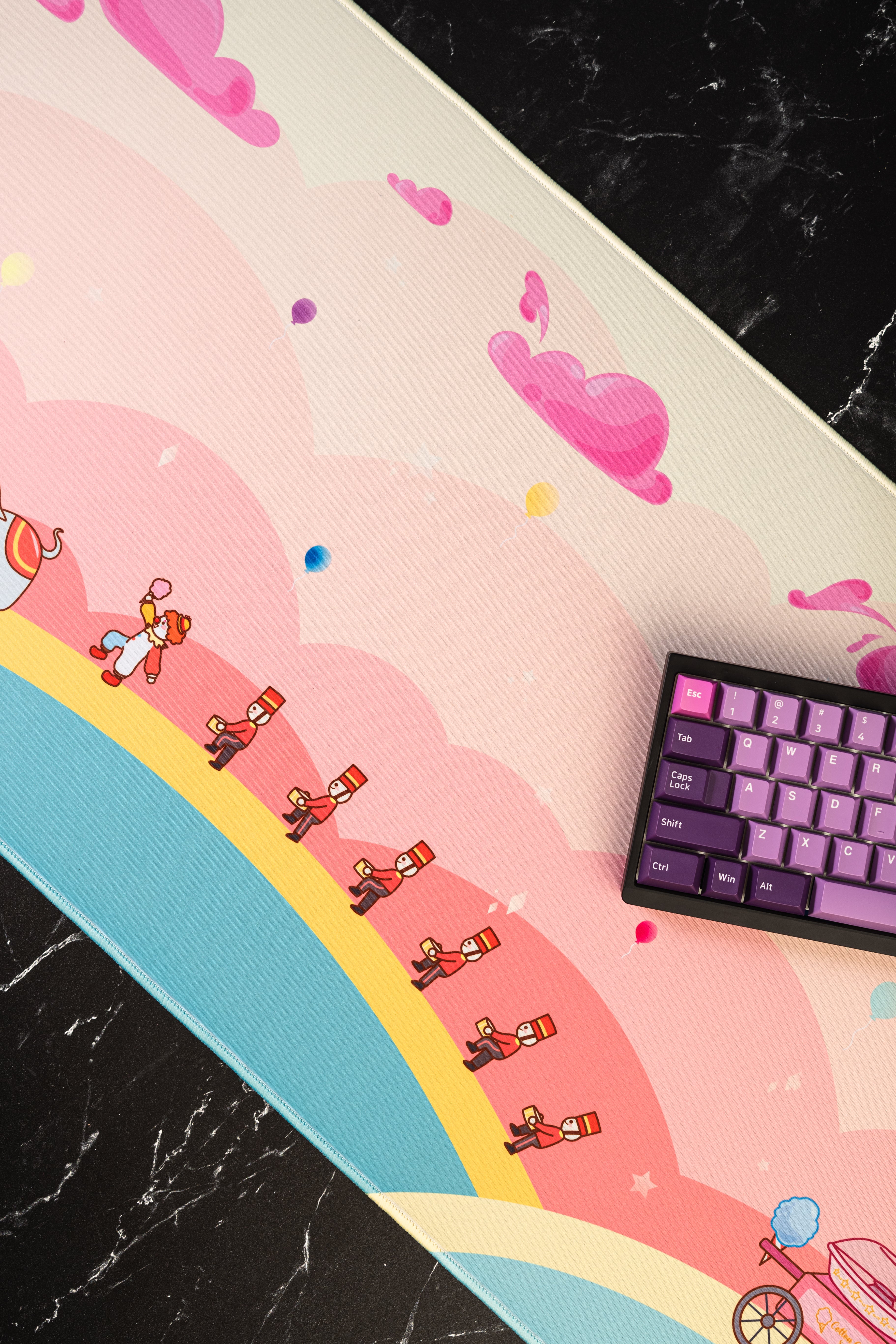 Cotton Candy Desk Mat