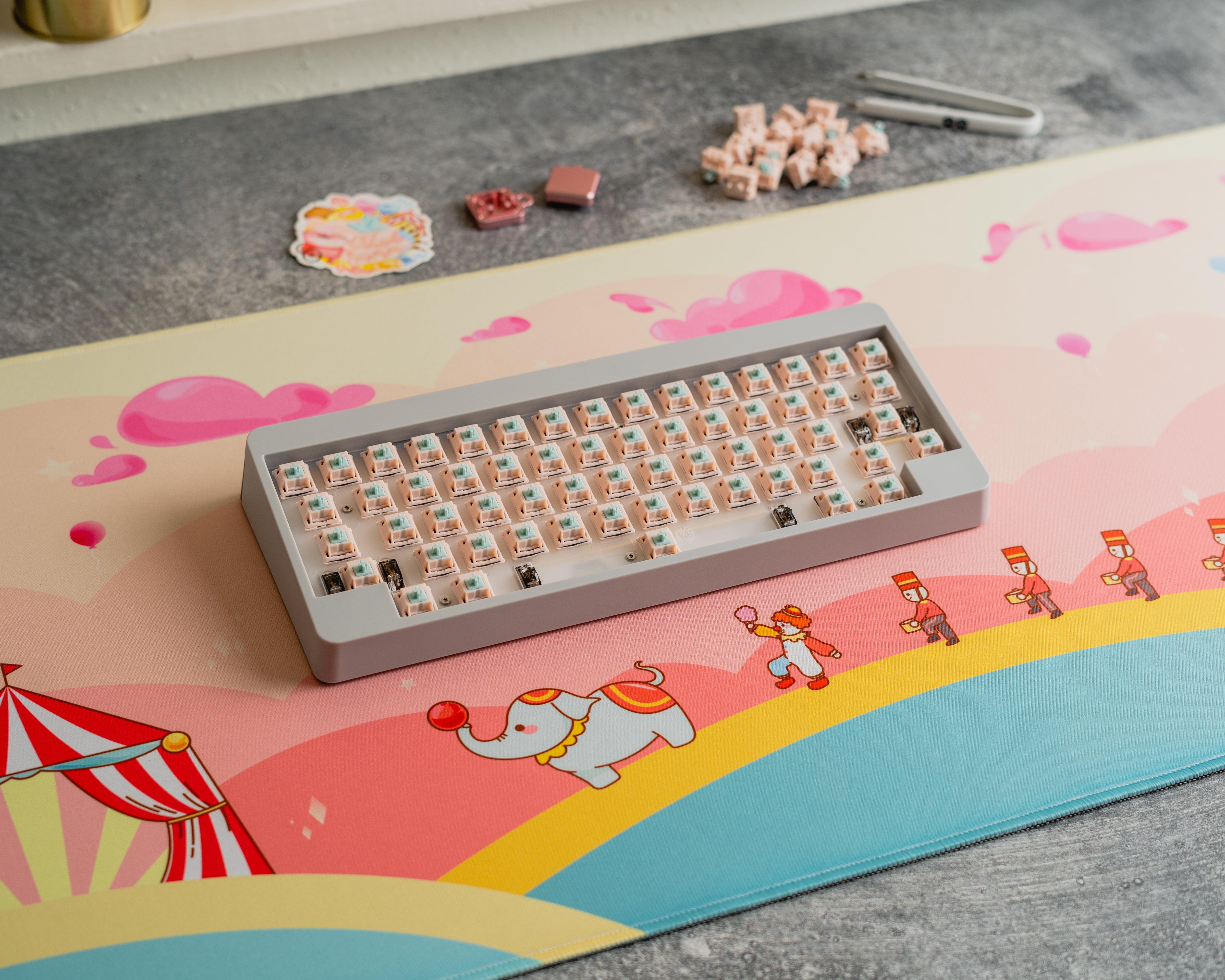 Cotton Candy Desk Mat